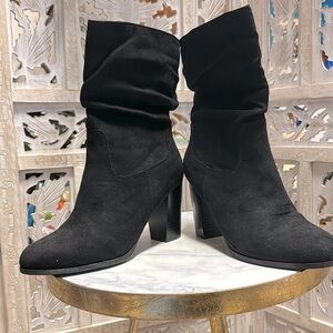 STYLE & CO SUEDE SLOUCY BOOTS